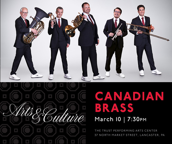Canadian Brass concert March 2, 2025 at 7:30 p.m.